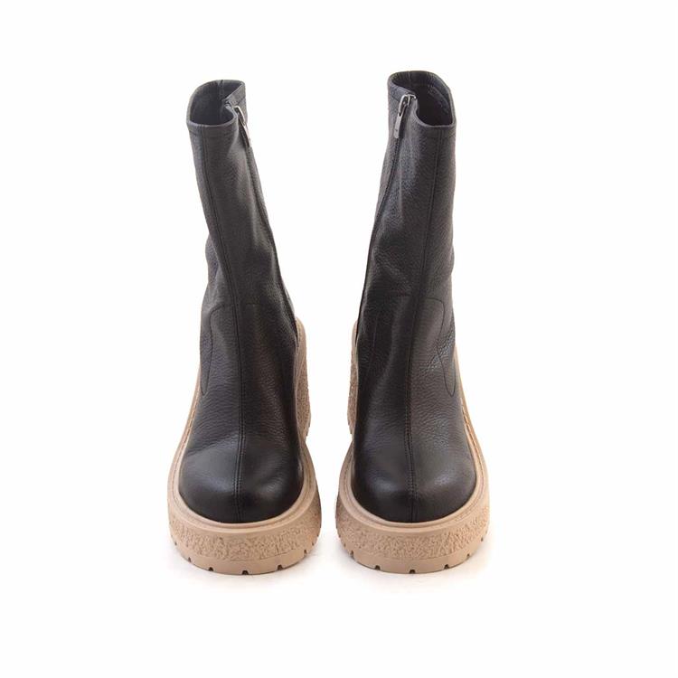 Mocassini  Kalın Topuklu Kadın Bot 23-71