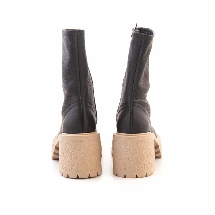 Mocassini  Kalın Topuklu Kadın Bot 23-71