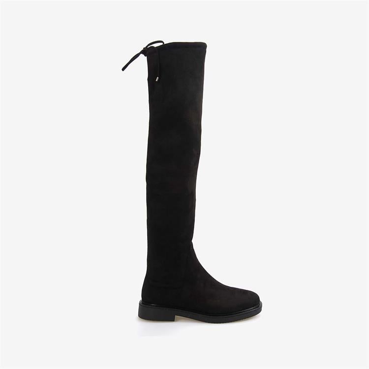 Mocassini Strech Diz Üstü Kadın Çizme 5720-72