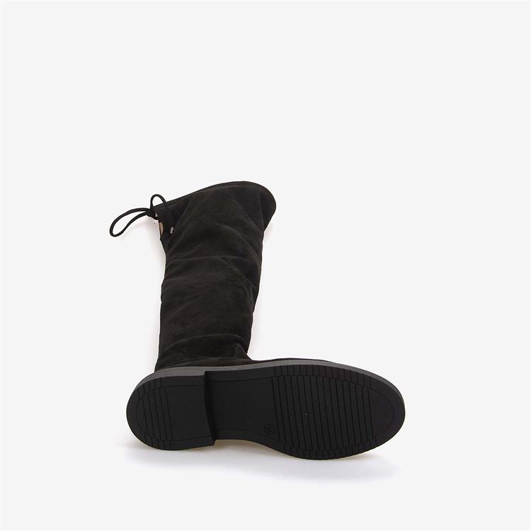 Mocassini Strech Diz Üstü Kadın Çizme 5720-72