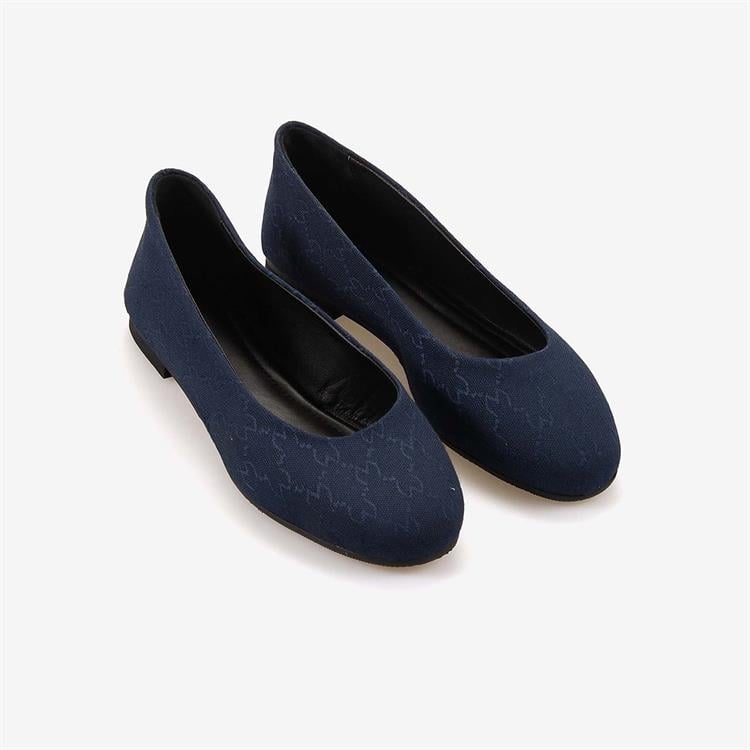 Mocassini Tekstil Lacivert Kadın Babet SP1