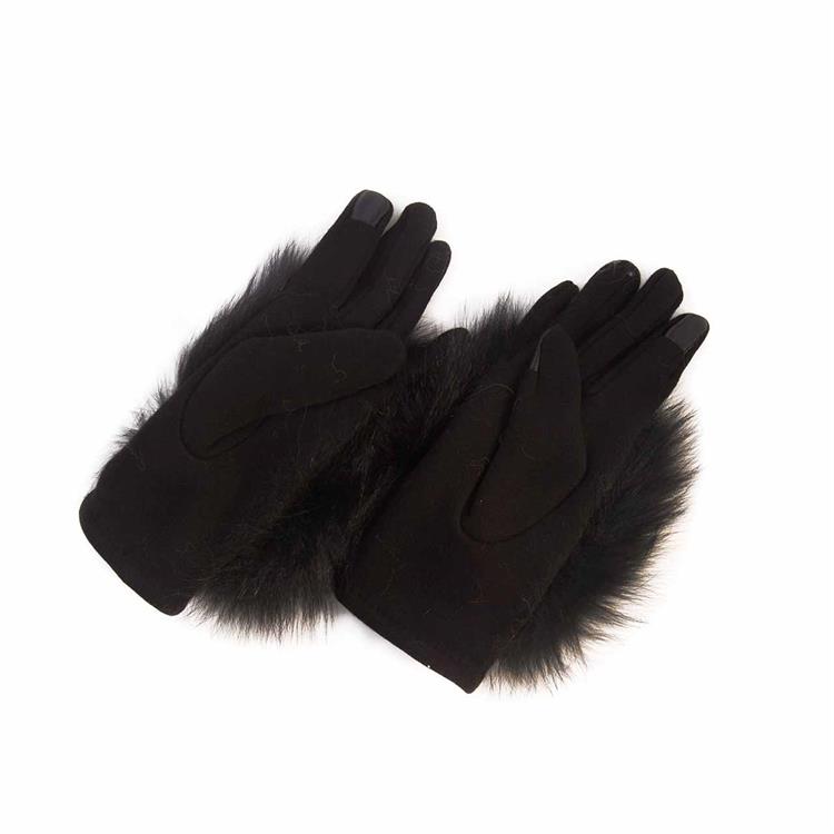 Moda Queen Kadın Siyah Eldiven 