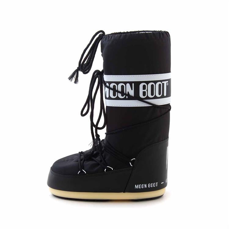 Moonboot Kadın Dolgu Taban Siyah Kar Botu Çizme