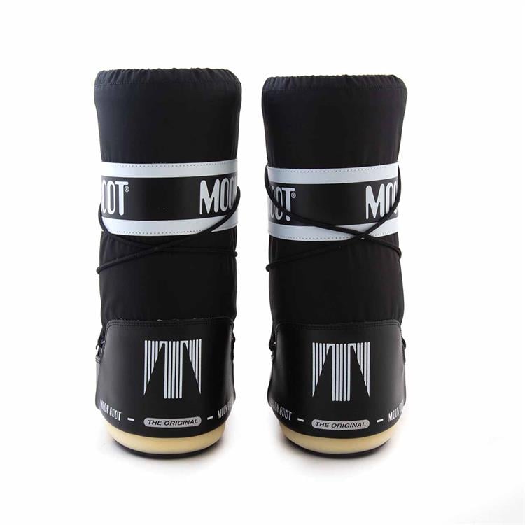 Moonboot Kadın Dolgu Taban Siyah Kar Botu Çizme