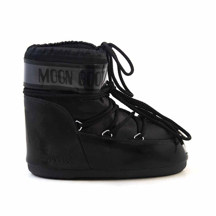 Moonboot Kadın Dolgu Taban Siyah Kar Botu Çizme