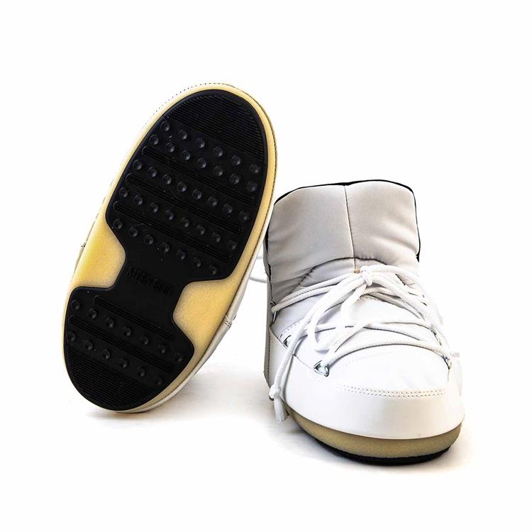 Moonboot Kadın Dolgu Taban Beyaz Kar Botu Çizme