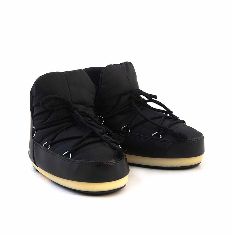 Moonboot Kadın Dolgu Taban Siyah Kar Botu Çizme