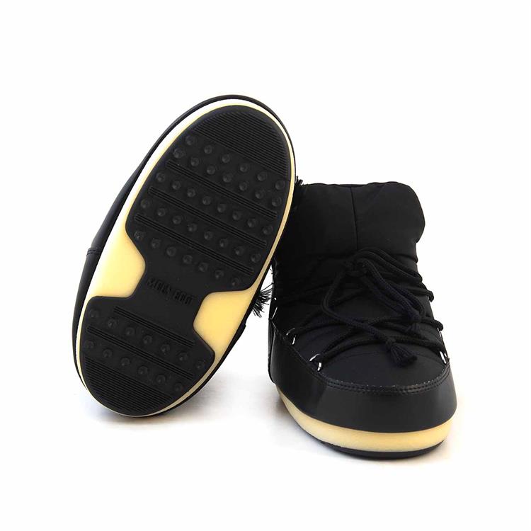 Moonboot Kadın Dolgu Taban Siyah Kar Botu Çizme