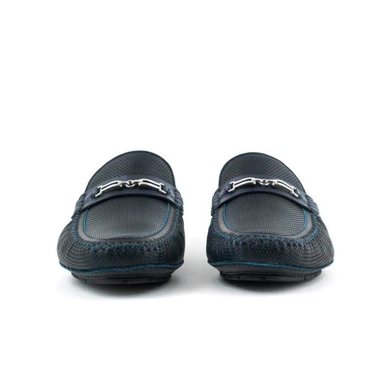 Moreschi Erkek Hakiki Deri Eva Taban Blu Scuro Klasik Ayakkabı