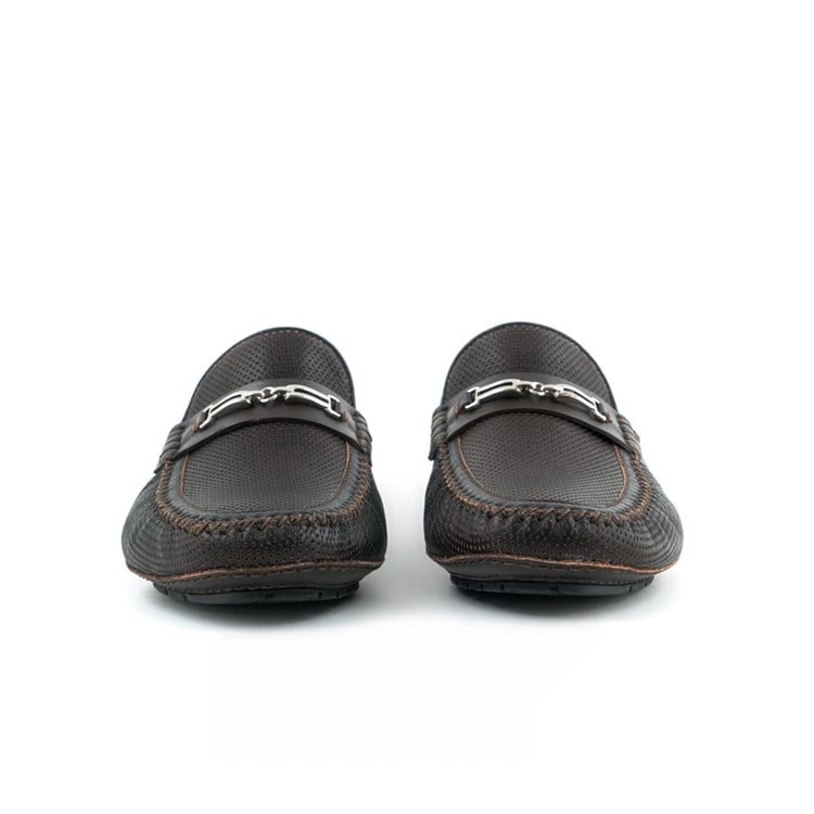 Moreschi Erkek Hakiki Deri Eva Taban Testa Dı Mor Klasik Ayakkabı