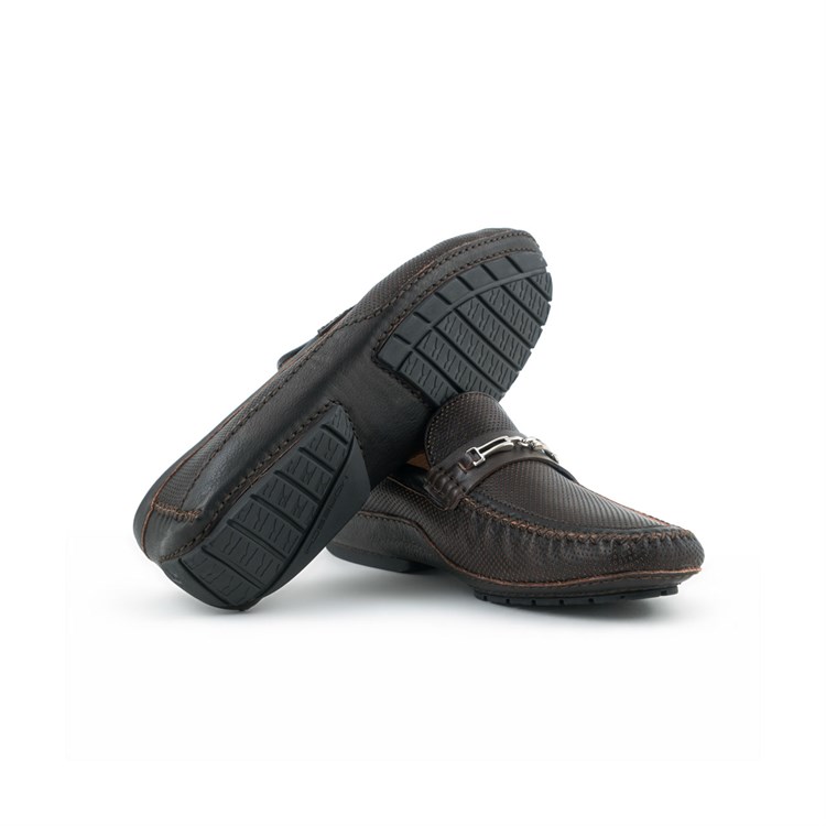 Moreschi Erkek Hakiki Deri Eva Taban Testa Dı Mor Klasik Ayakkabı