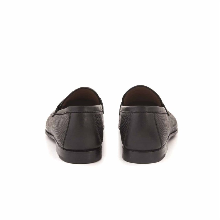 Moreschi Erkek Hakiki Deri Siyah Klasik Ayakkabı