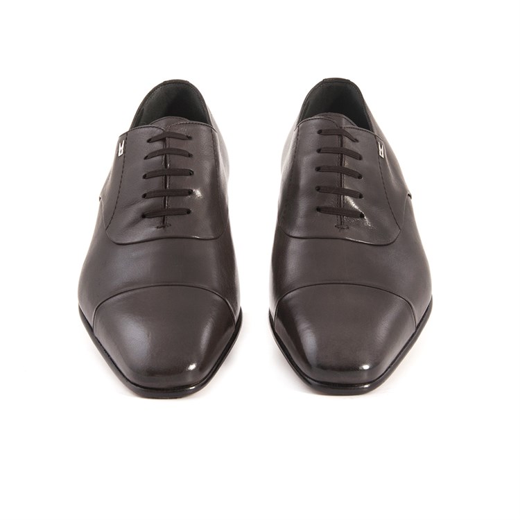 Moreschi Erkek Hakiki Deri Kösele Taban Kahverengi Klasik Ayakkabı