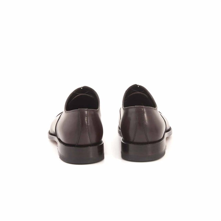 Moreschi Erkek Hakiki Deri Kösele Taban Kahverengi Klasik Ayakkabı