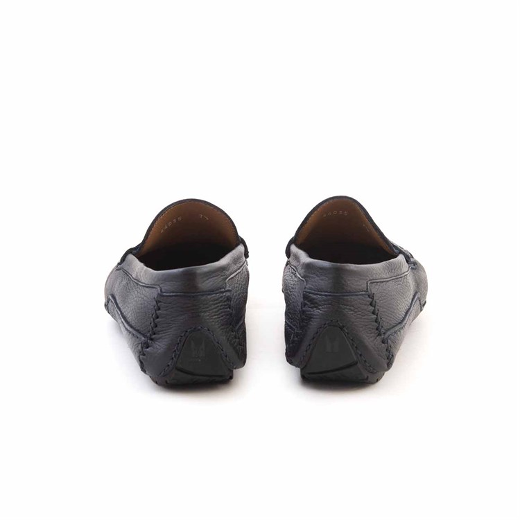 Moreschi Erkek Hakiki Deri Kösele Taban Lacivert Mavi Klasik Ayakkabı