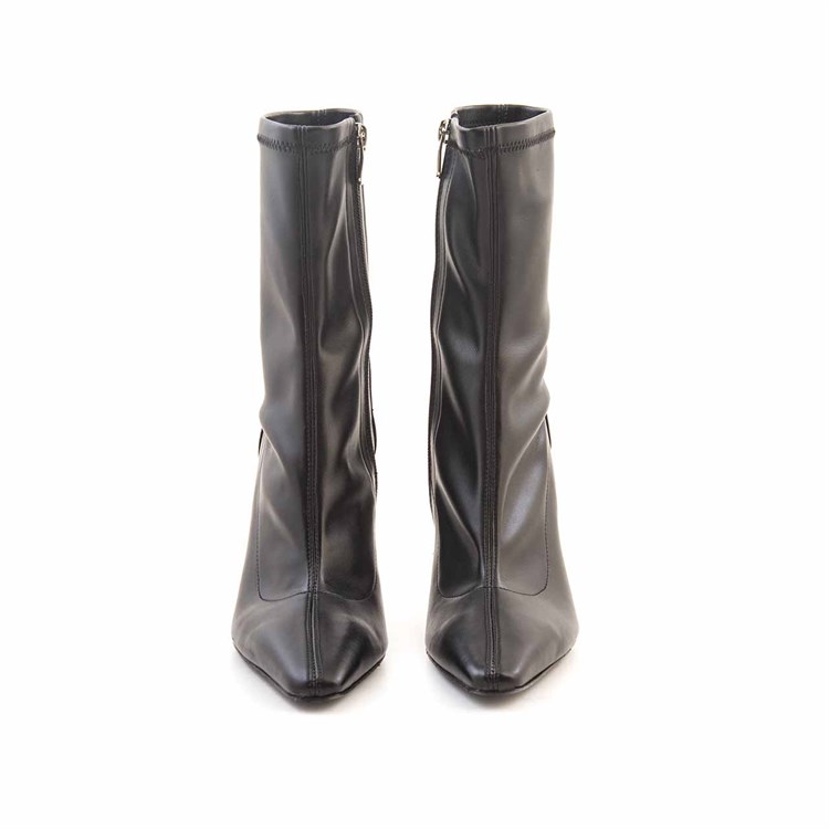 Mocassini Kadın Hakiki Deri Microlight Taban Siyah Günlük Bot