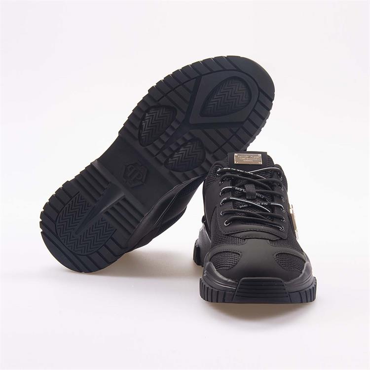 Philipp Plein Erkek Hakiki Deri Siyah Spor & Sneaker Ayakkabı