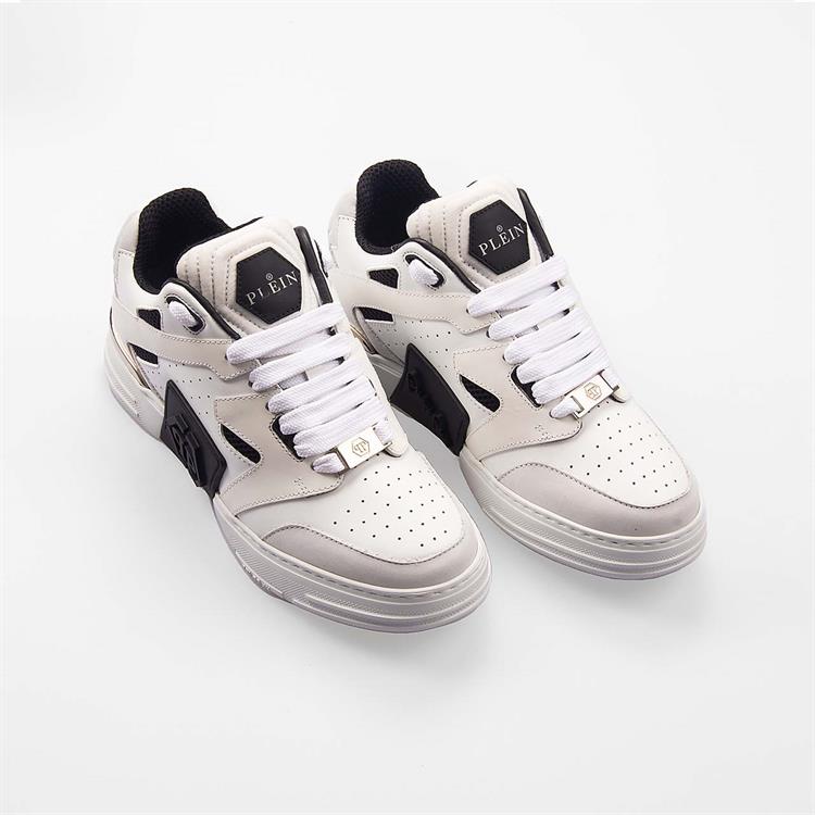 Philipp Plein Erkek Hakiki Deri Beyaz Spor & Sneaker Ayakkabı