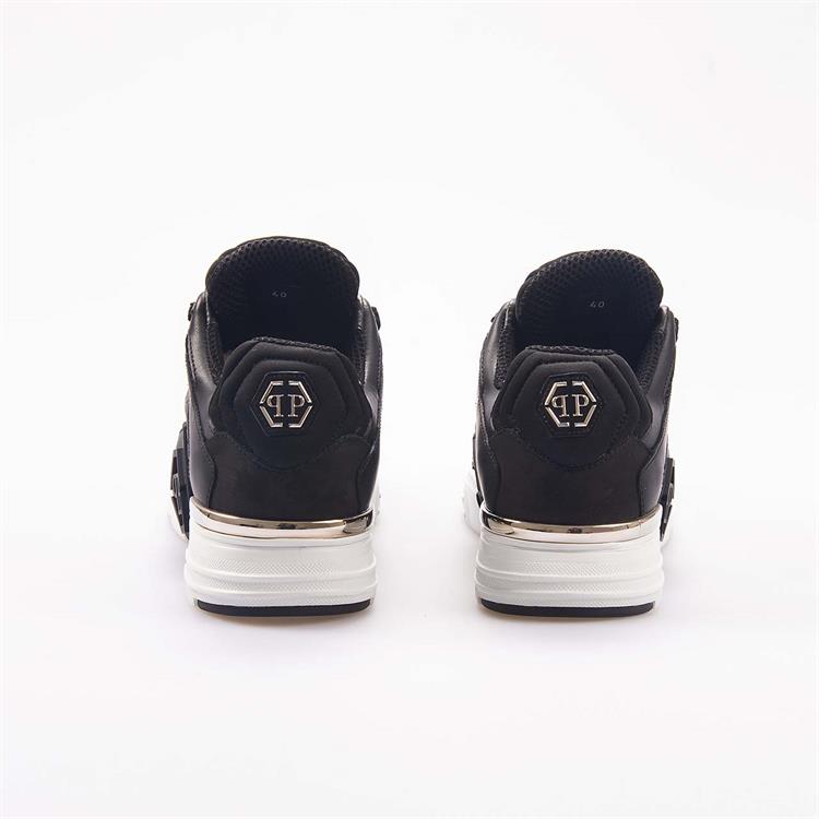 Philipp Plein Erkek Hakiki Deri Siyah Spor & Sneaker Ayakkabı
