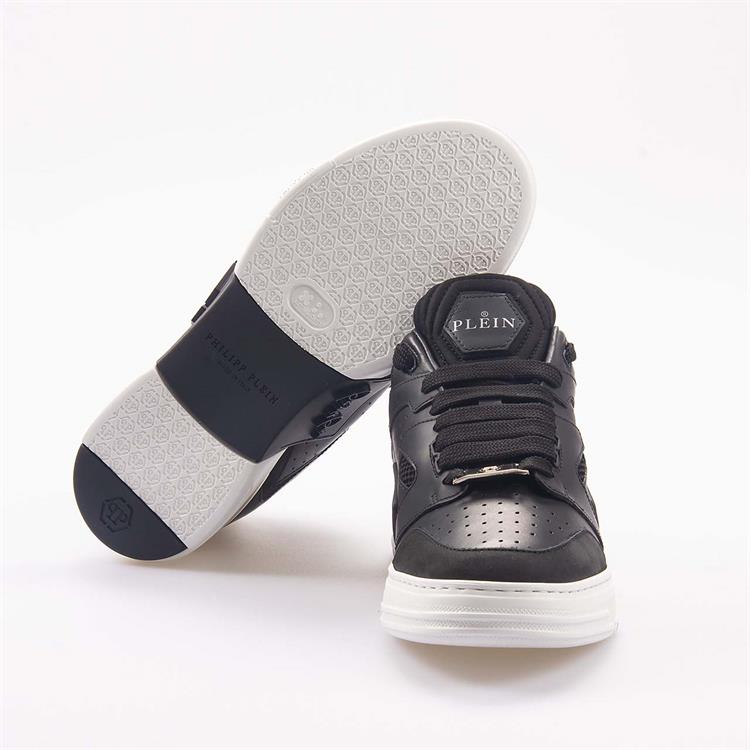 Philipp Plein Erkek Hakiki Deri Siyah Spor & Sneaker Ayakkabı