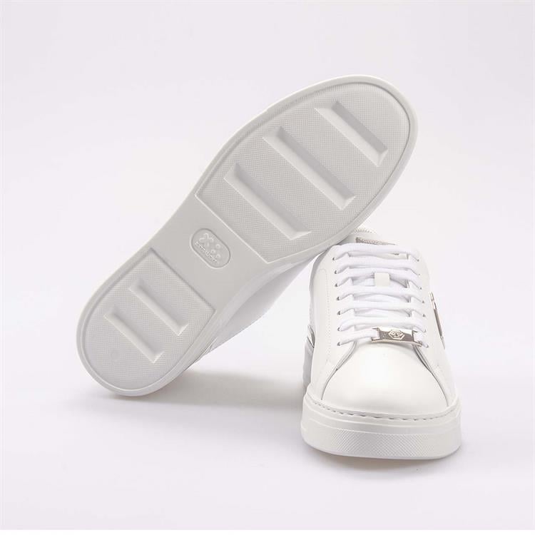 Philipp Plein Erkek Hakiki Deri Beyaz Spor & Sneaker Ayakkabı