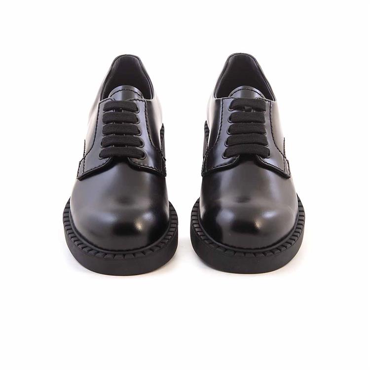 Prada Erkek Hakiki Deri Siyah Günlük Ayakkabı