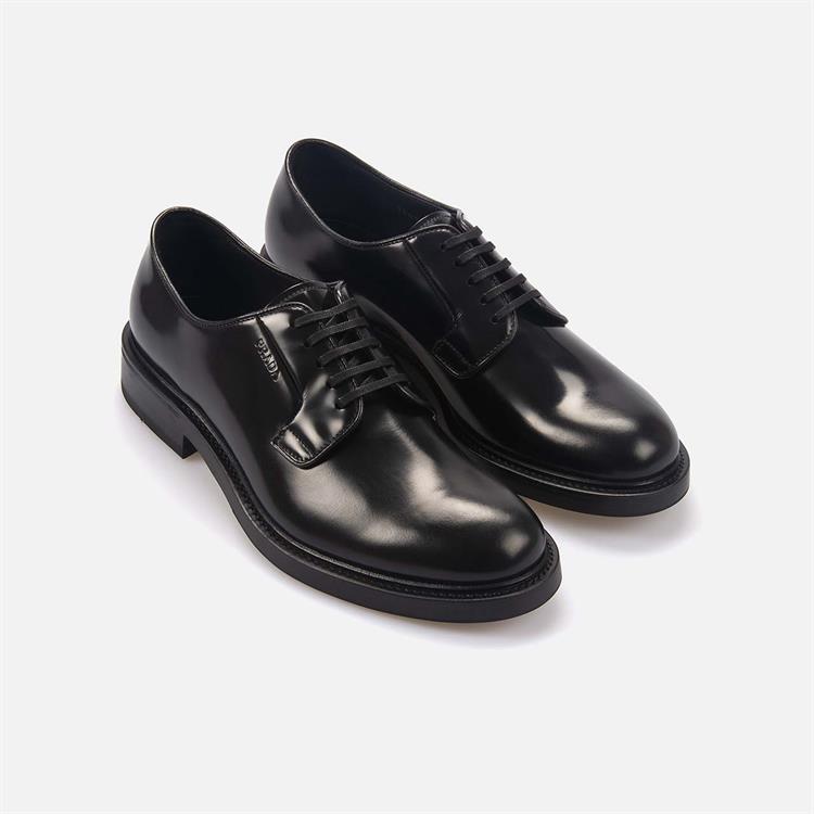 Prada Erkek Hakiki Deri Siyah Klasik Ayakkabı