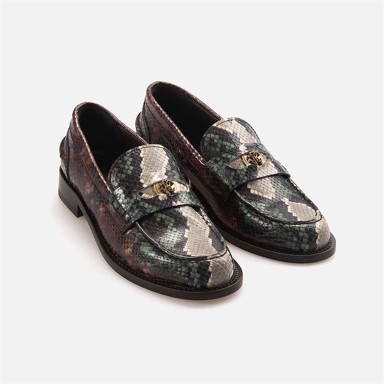 Roberto Cavalli Kadın Hakiki Deri Snake Bosco Klasik Ayakkabı