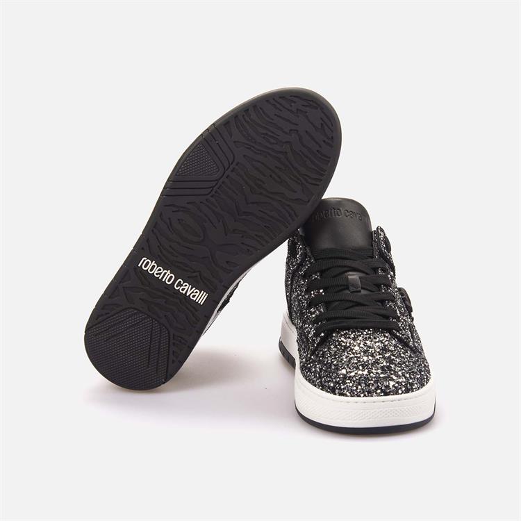 Roberto Cavalli Kadın Hakiki Deri Siyah Spor & Sneaker Ayakkabı