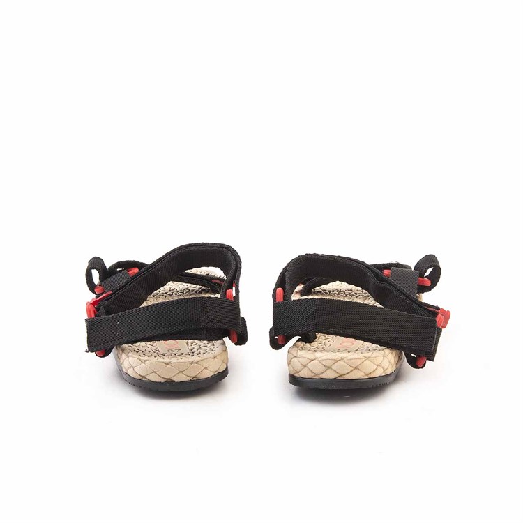 Rouge Kadın Vegan Termo Taban Siyah Sandalet Ayakkabı