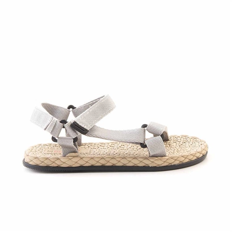 Rouge Kadın Vegan Termo Taban Gri Sandalet Ayakkabı