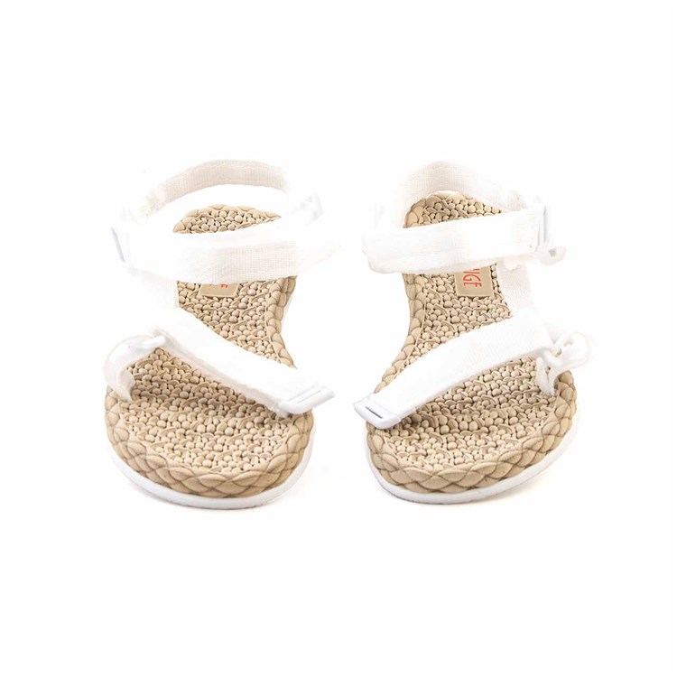 Rouge Kadın Vegan Termo Taban Beyaz Sandalet Ayakkabı