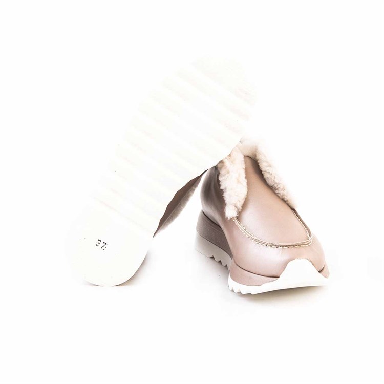 Rouge Kadın Hakiki Deri Eva Taban Bej Günlük Bot