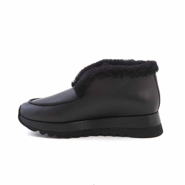 Rouge Kadın Hakiki Deri Eva Taban Siyah Günlük Bot