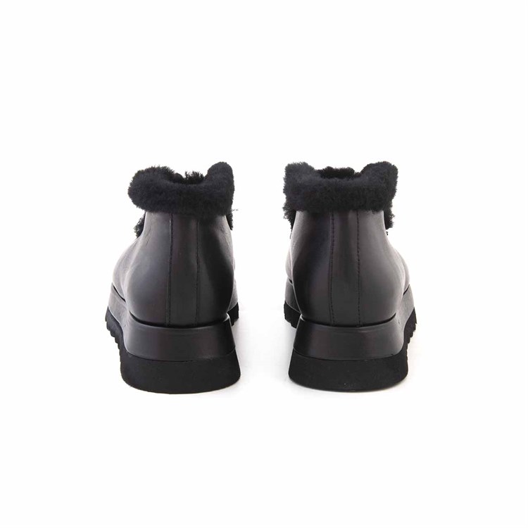 Rouge Kadın Hakiki Deri Eva Taban Siyah Günlük Bot