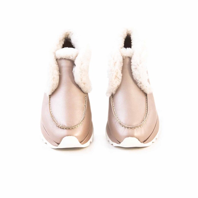 Rouge Kadın Hakiki Deri Eva Taban Bej Günlük Bot