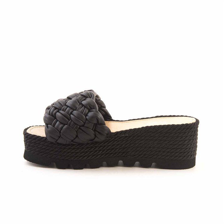 Rouge Kadın Hakiki Deri Eva Taban Siyah Terlik Terlik