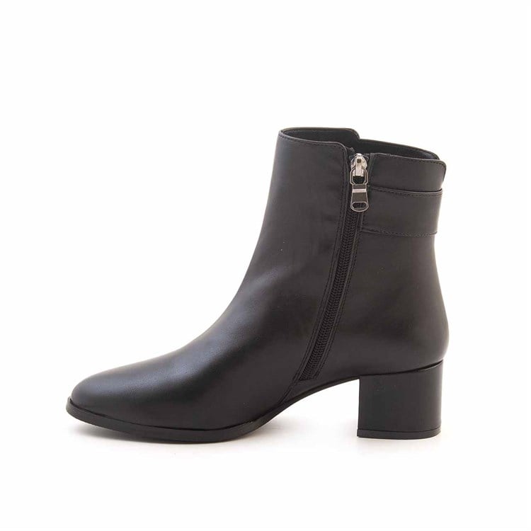 Rouge Kadın Hakiki Deri Enjeksiyon Microlight Taban Siyah Günlük Bot