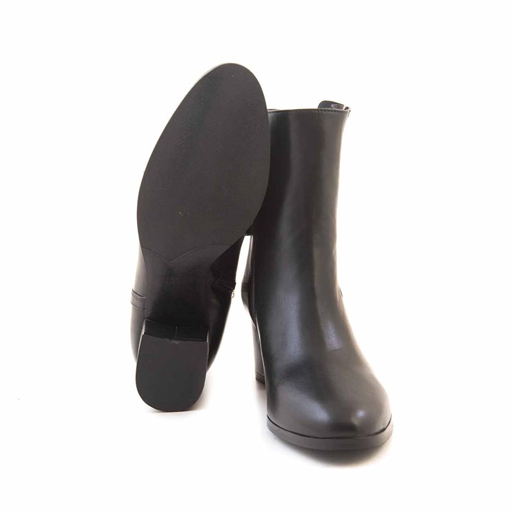 Rouge Kadın Hakiki Deri Enjeksiyon Microlight Taban Siyah Günlük Bot