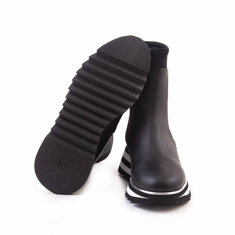 Rouge Kadın Hakiki Deri Eva Taban Siyah Günlük Bot