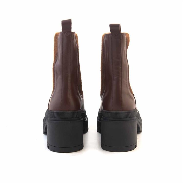 Rouge Kadın Hakiki Deri Kauçuk Taban Kahverengi Günlük Bot