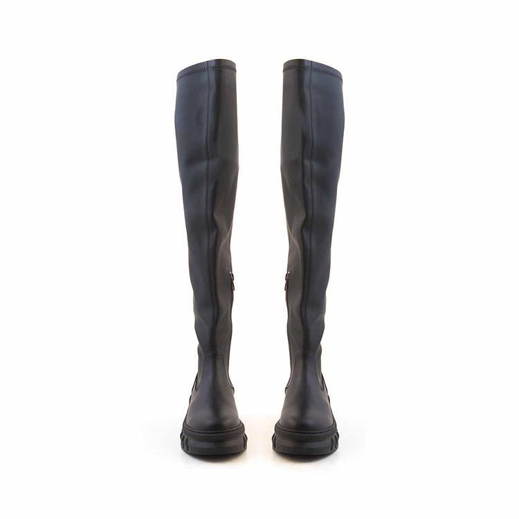 Rouge Kadın Hakiki Deri Termo Taban Siyah Günlük Çizme