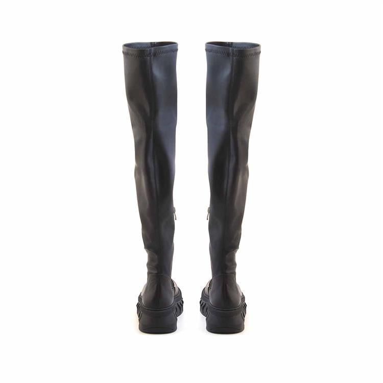 Rouge Kadın Hakiki Deri Termo Taban Siyah Günlük Çizme