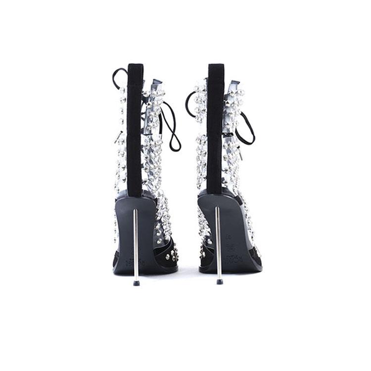 Rouge Kadın Hakiki Deri Neolit Taban Siyah Gece & Abiye Ayakkabı