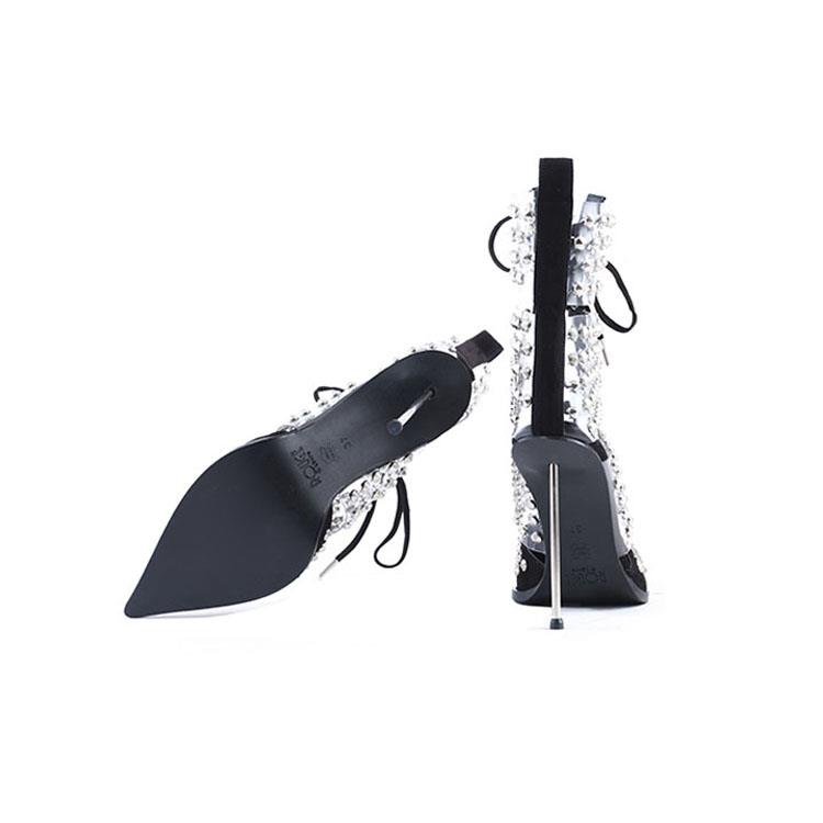 Rouge Kadın Hakiki Deri Neolit Taban Siyah Gece & Abiye Ayakkabı