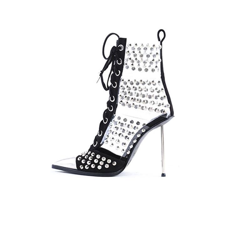 Rouge Kadın Hakiki Deri Neolit Taban Siyah Gece & Abiye Ayakkabı