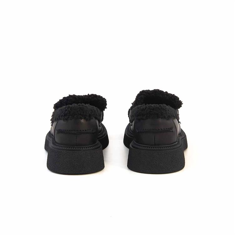 Rouge Kadın Hakiki Deri Eva Taban Siyah Günlük Ayakkabı