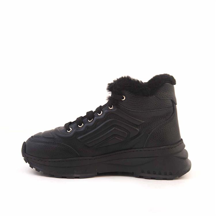 Rouge Kadın Hakiki Deri Termo Taban Siyah Günlük Ayakkabı