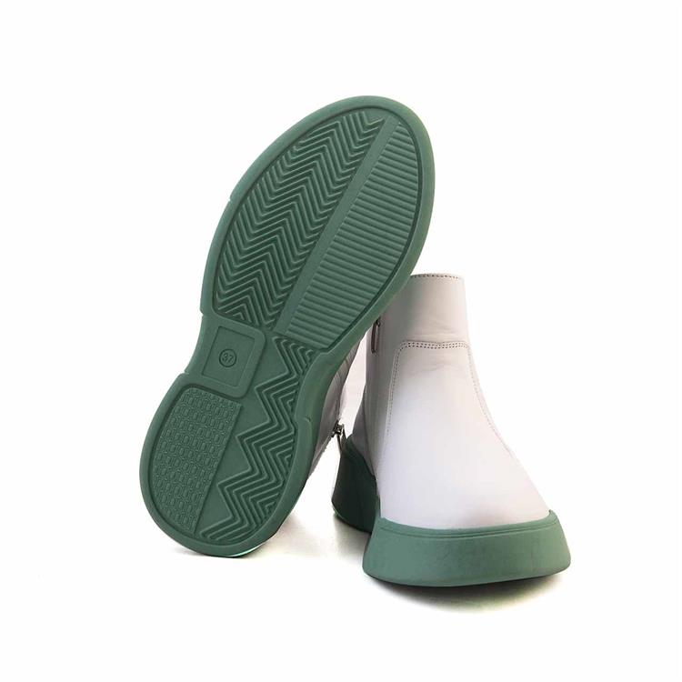 Rouge Kadın Hakiki Deri Termo Taban Beyaz Günlük Ayakkabı