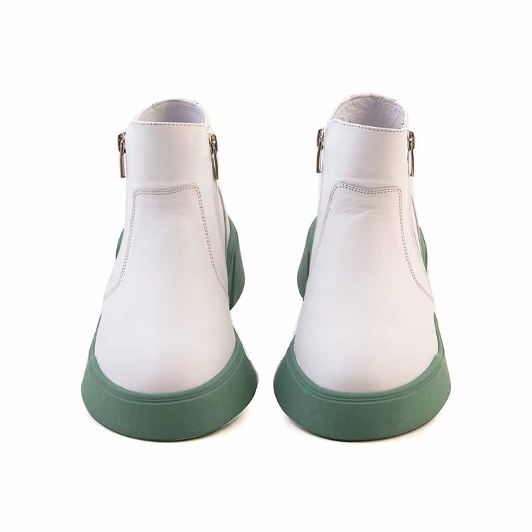 Rouge Kadın Hakiki Deri Termo Taban Beyaz Günlük Ayakkabı